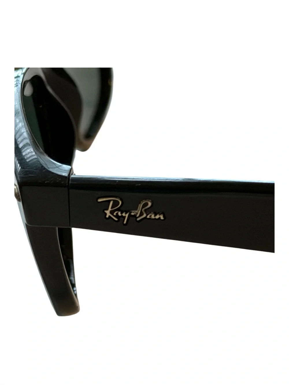 Ray-Ban Black Frame Sunglasses with Dark Lenses